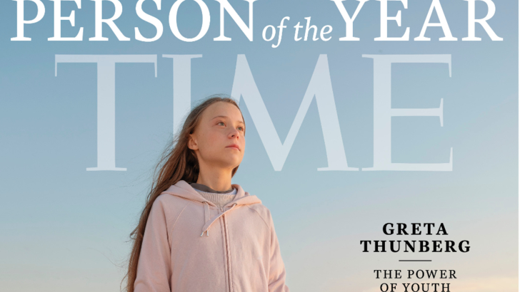 Greta Thunberg, „Omul anului 2019”, „Time”